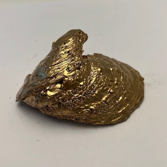 Handmade Oyster Art Shell Trinket Vanity Ring Dish - Picture 4 of 5